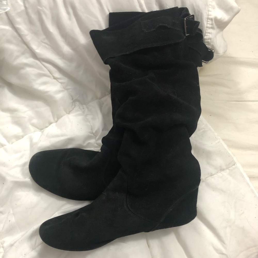 Slouchy Knee High Boots
